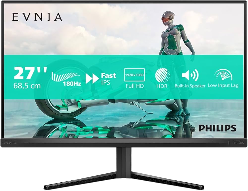 PHILIPS Evnia 27M2N3200S - 27 inch FHD monitor, 180 Hz, 1 ms