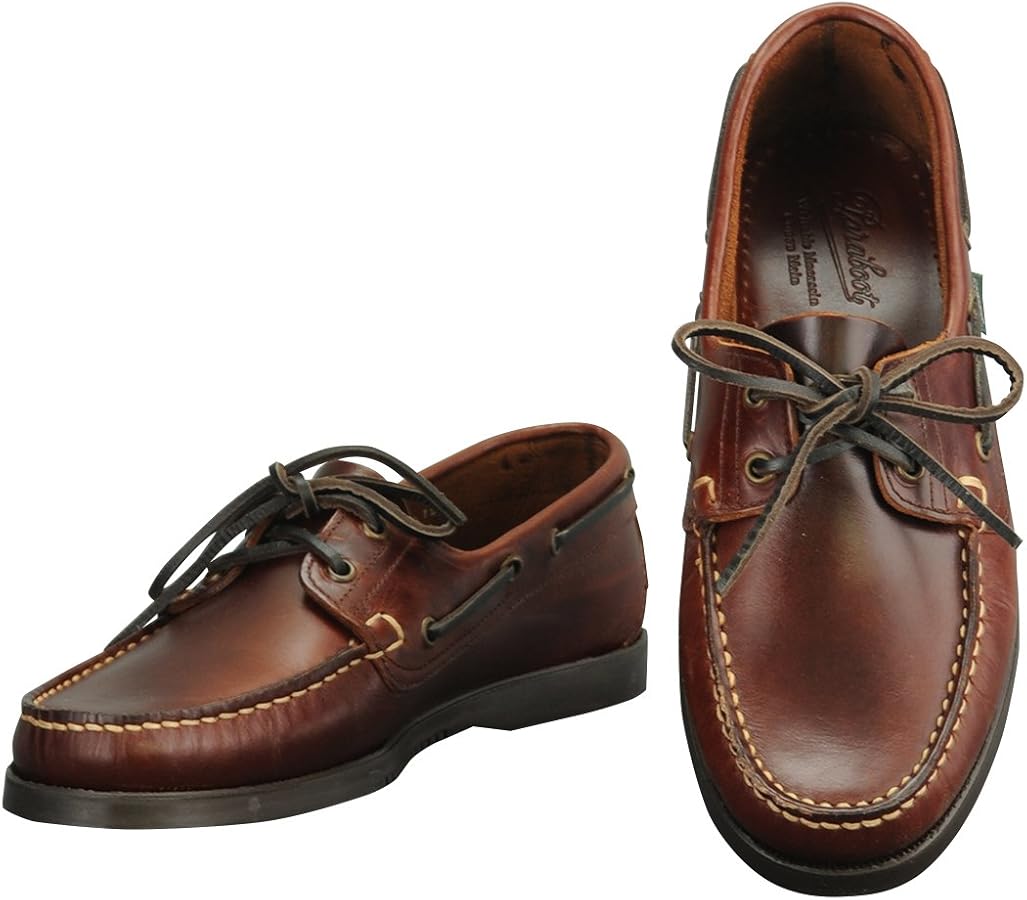 Amazon | [パラブーツ] デッキシューズ ブラウン アメリカブラウン