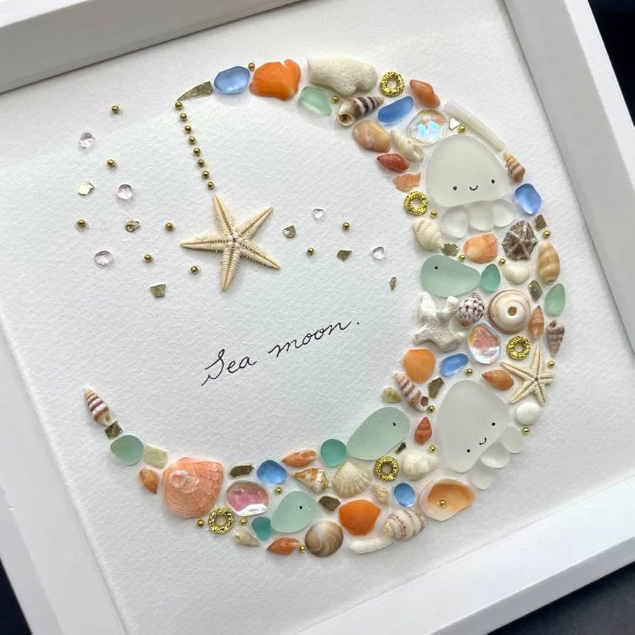 Amazon.co.jp: シーグラスアート『海月16』 : おもちゃ