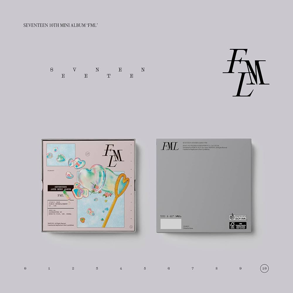 Amazon.co.jp: SEVENTEEN 10th Mini Album 'FML' (CARAT Ver.)(韓国盤