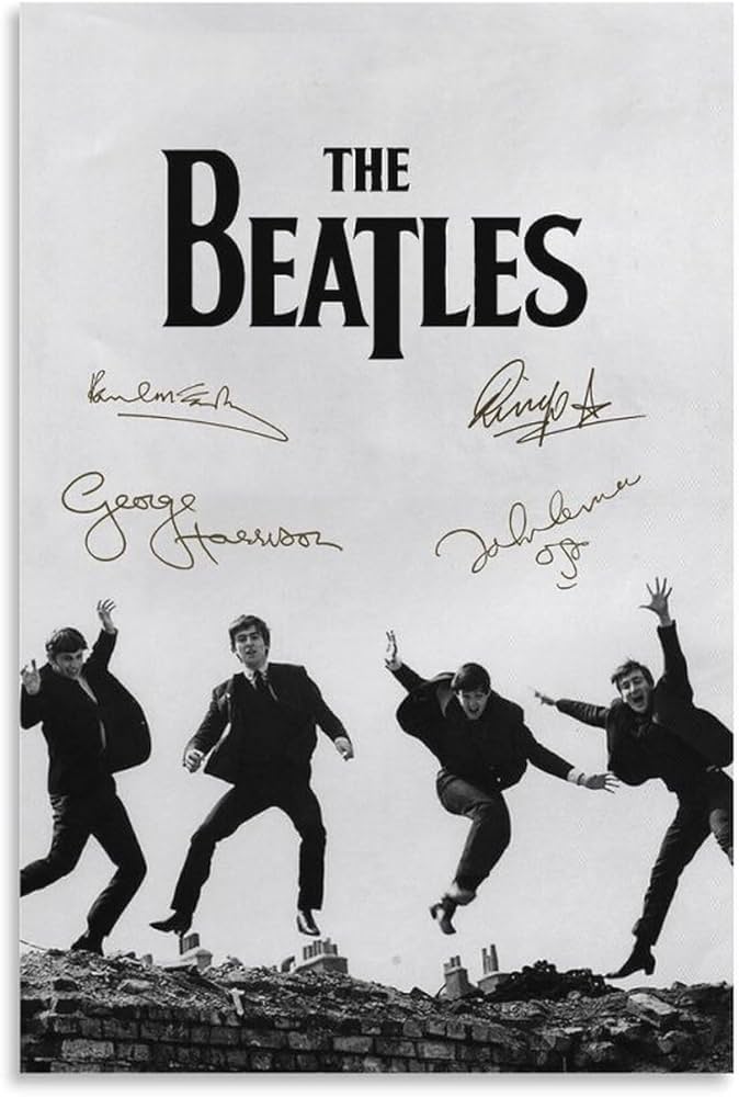 Amazon.co.jp: NJYXART ビートルズポスター ビンテージミュージック