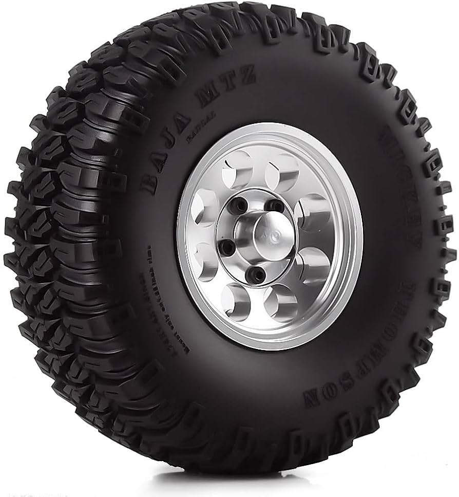 Amazon | INJORA 1.55インチ アルミホイールタイヤ 4個 1.55インチ