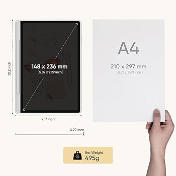 Amazon.com : XPPen 3 in 1 Color Digital Notebook 10.95'' Paper