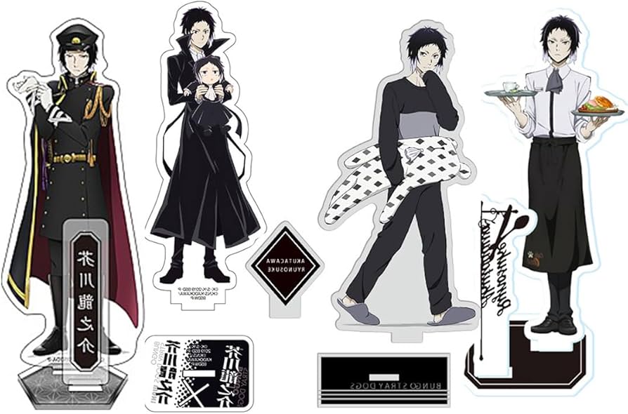 Amazon.co.jp: DupAd 文豪ストレイドッグス フィギュアセット 4枚