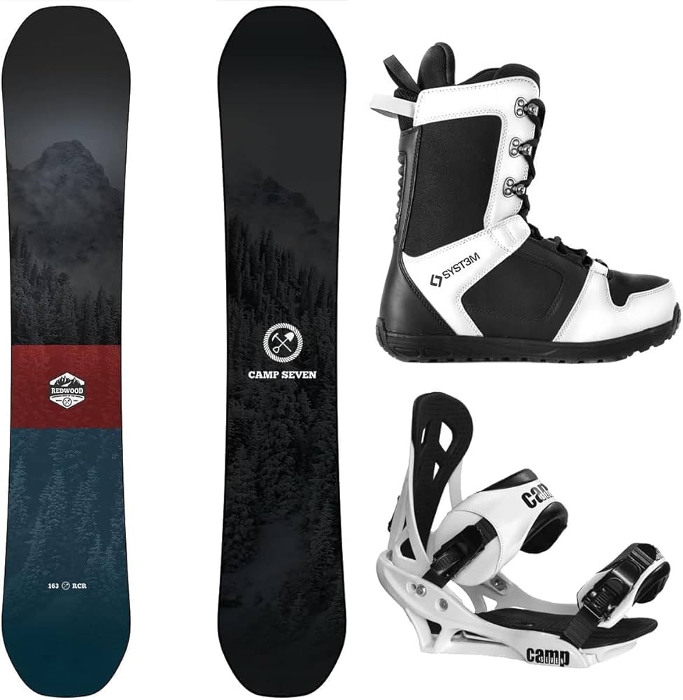 Amazon.com : Package-Camp Seven Redwood Snowboard 149 cm-Camp