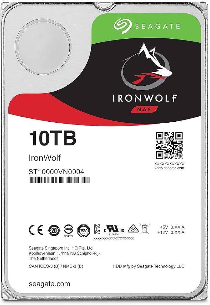 Amazon.com: Seagate Ironwolf NAS 10TB SATA 6GB/s NCQ 256MB Cache