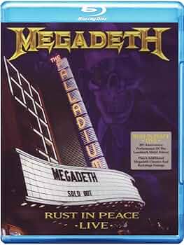 Amazon.com: Megadeth: Rust In Peace Live [Blu-ray] : Megadeath