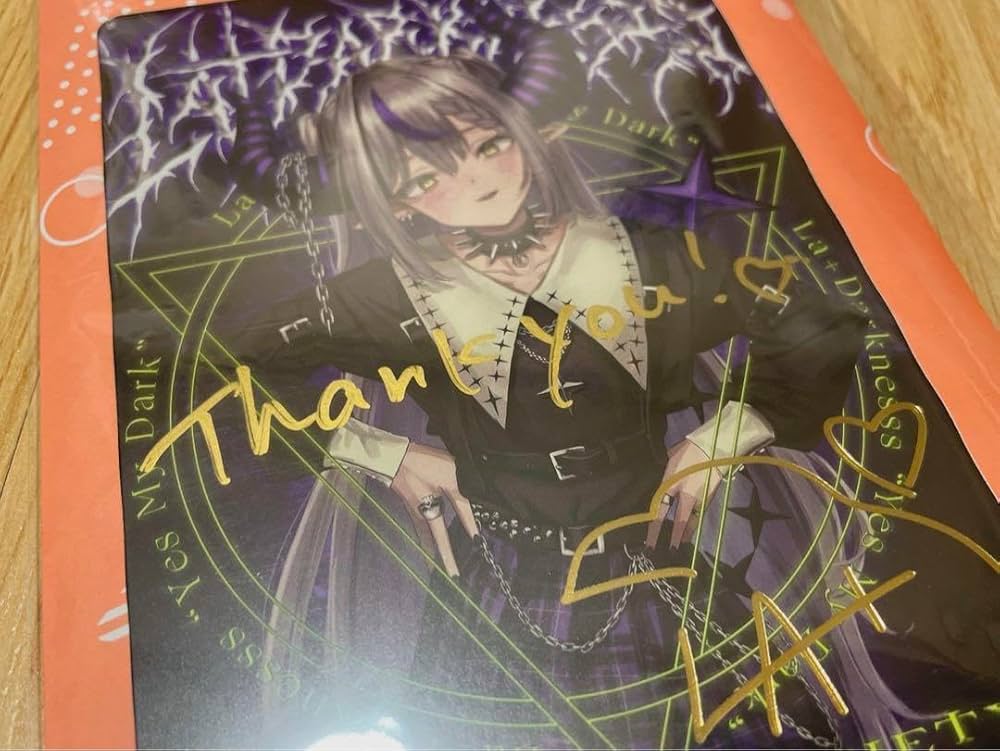 Amazon | ホロライブ ラプラスダークネス 直筆サイン入りポストカード