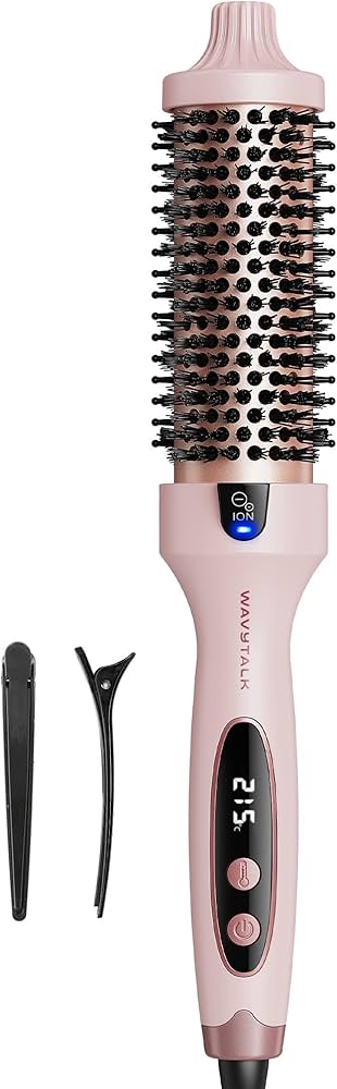 Amazon.co.jp: Wavytalk ロールブラシアイロン 38mm ツヤ髪ブロー