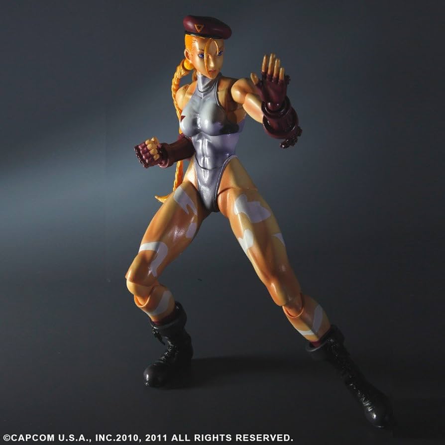 Amazon.co.jp: SUPER STREET FIGHTER IV PLAY ARTS改 キャミィ(PVC塗装