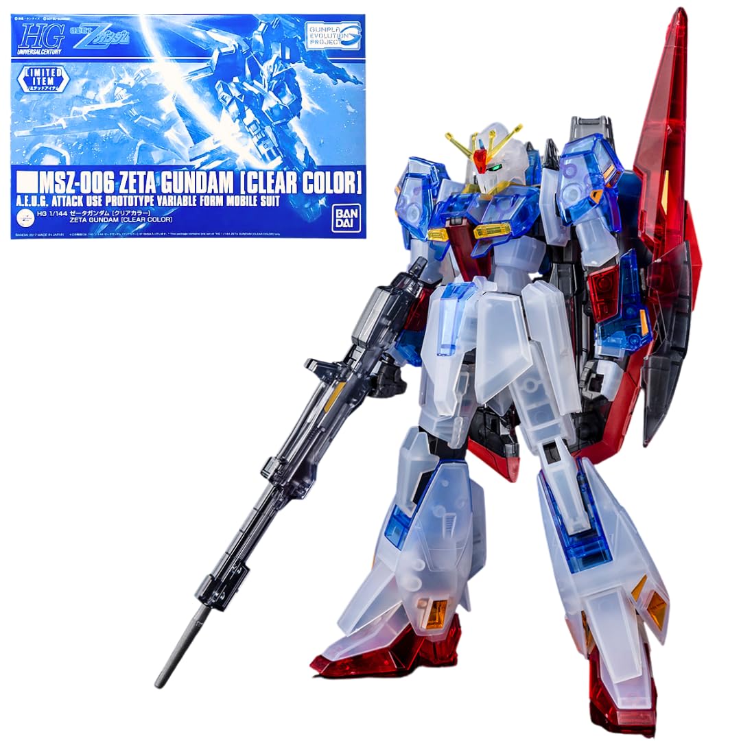 Amazon | HG 1/144 ゼータガンダム[クリアカラー] イベント限定 機動