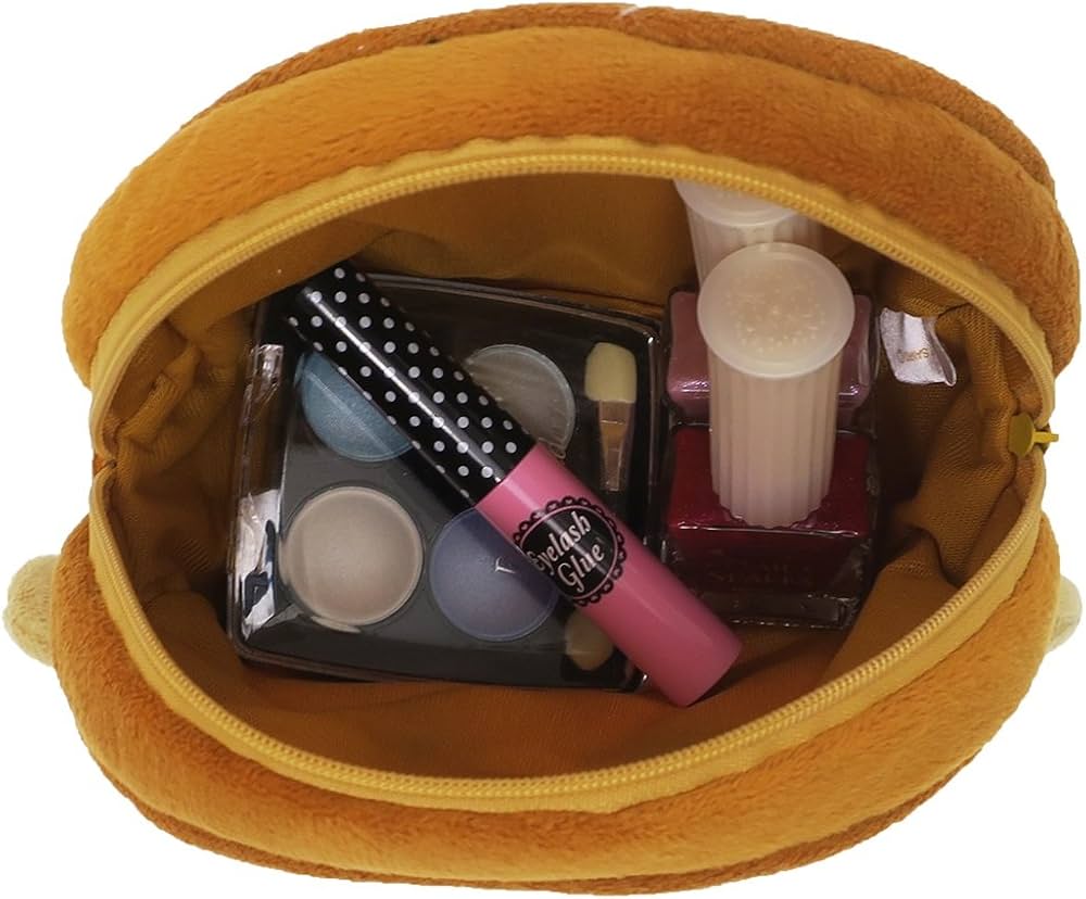 Amazon.co.jp: おさるのもんきち[コスメポーチ]ぬいぐるみフェイス