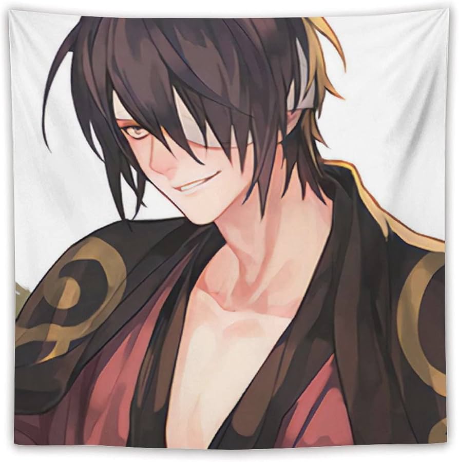 Amazon.co.jp: タペストリー 銀魂 高杉晋助 壁掛け 60