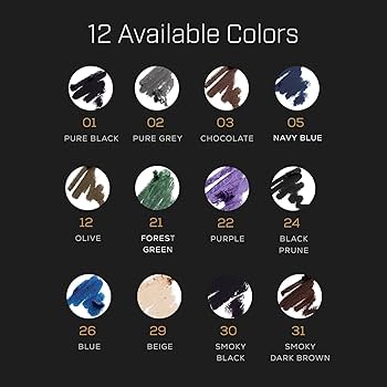 Amazon.com : Radiant Professional Black Waterproof Eyeliner Pencil