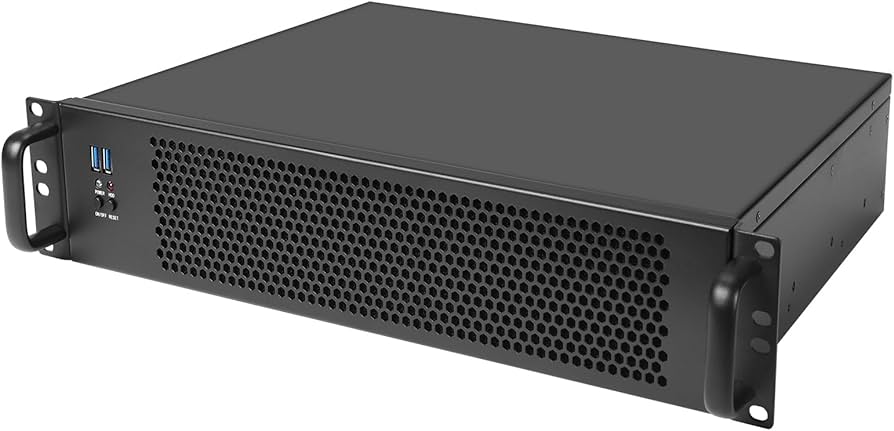 Amazon.co.jp: IPCHASSIS 2U ATX ラックマウントシャーシ奥行13.38