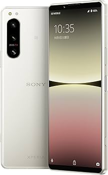Amazon | ソニー Xperia5IV エクリュホワイト SIMフリースマホ XQ-CQ44