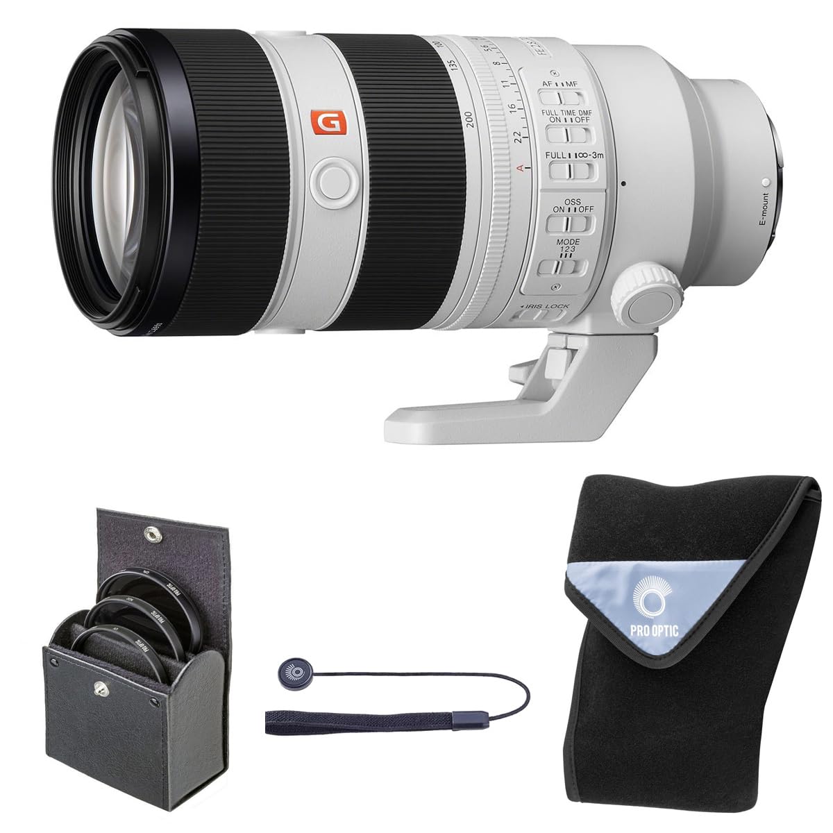Amazon.com: Sony FE 70-200mm f/2.8 GM OSS II G Lens, Bundle with