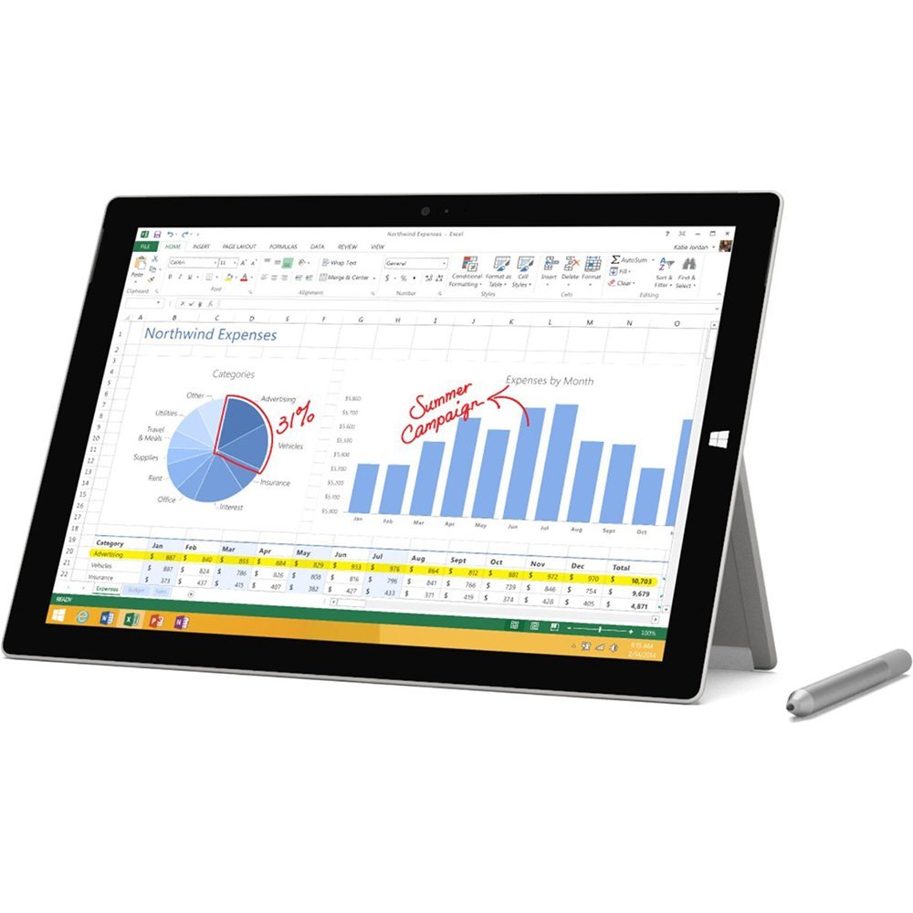 Amazon.com : Microsoft Surface Pro 3 MQ2-00001 12-Inch Full HD 128