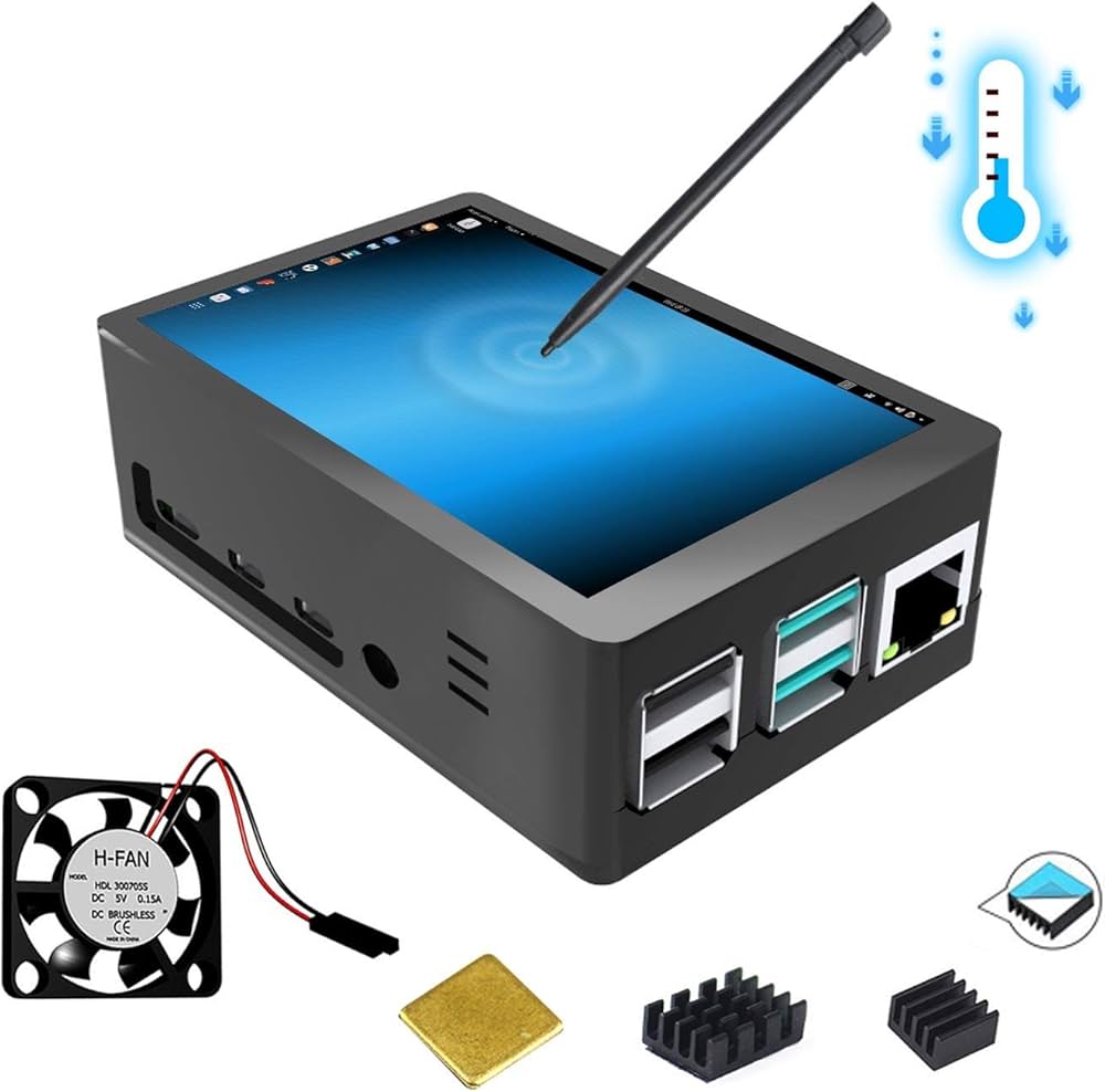 Amazon.co.jp: For Raspberry Pi 4 ディスプレイ 3.5 インチ LCD