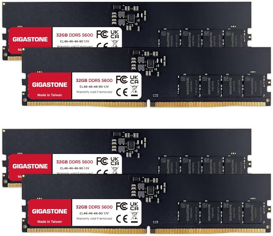 Amazon.co.jp: 【メモリ DDR5】GIGASTONE 32GBx4枚 (128GB Kit) DDR5