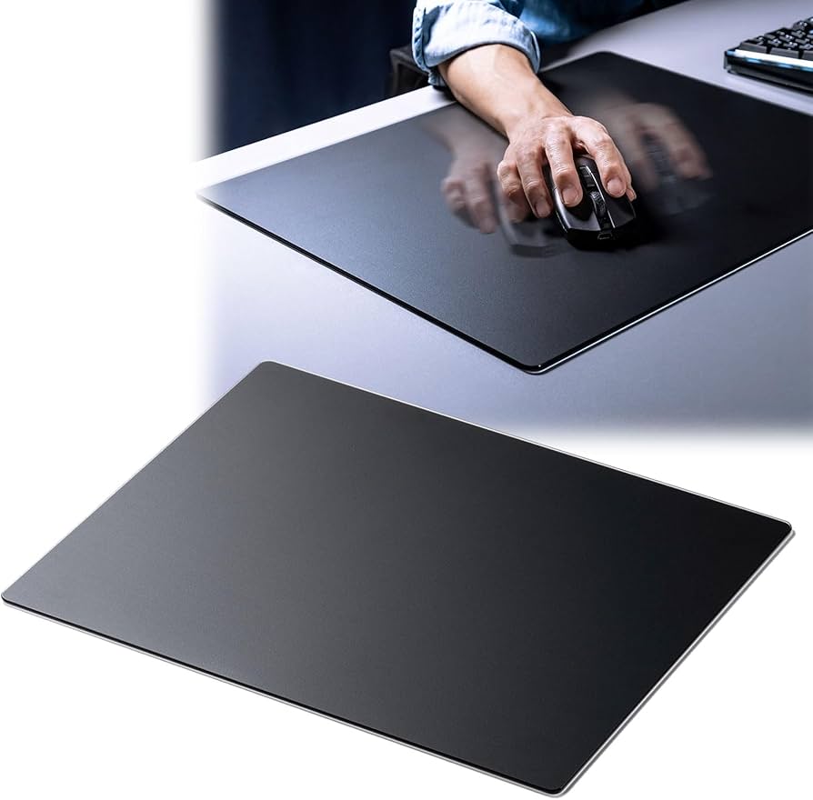 Amazon.co.jp：イーサプライ ガラスマウスパッド 大型 50×40cm 厚さ3mm