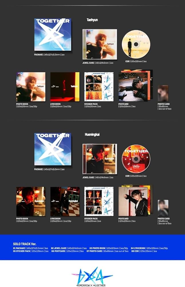 Amazon.com: TXT THE STAR CHAPTER : TOGETHER [Solo Track Ver.] 4th