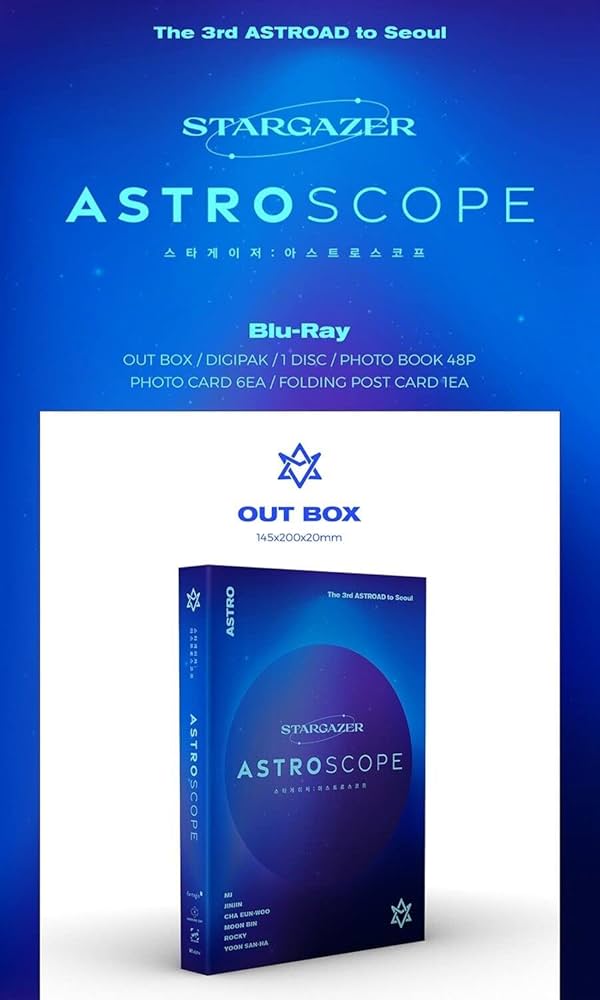 Amazon.com: ASTRO THE 3RD ASTROAD TO SEOUL STARGAZER BLU-RAY K-POP