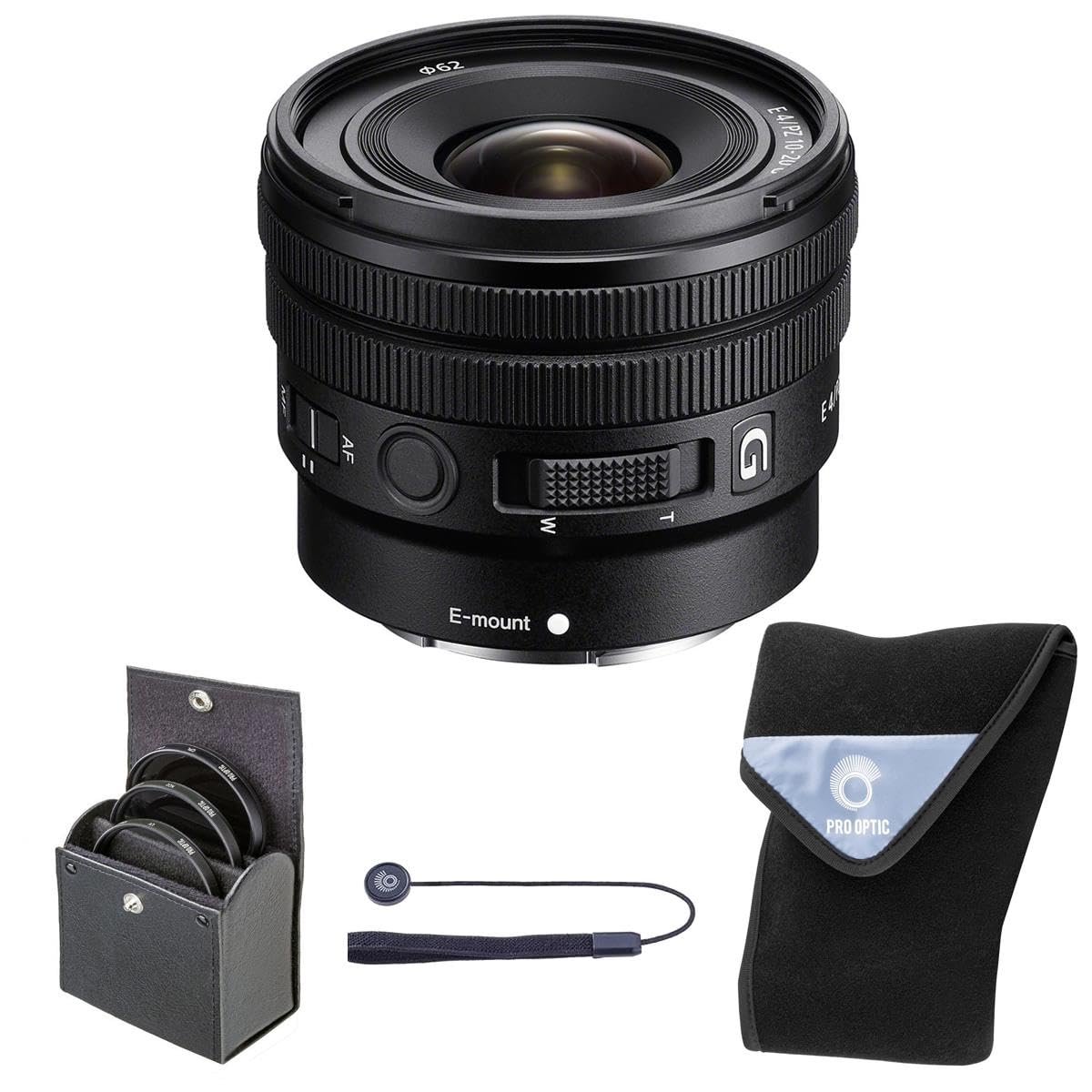Amazon.com : Sony E PZ 10-20mm f/4 G Lens, Bundle with 62mm