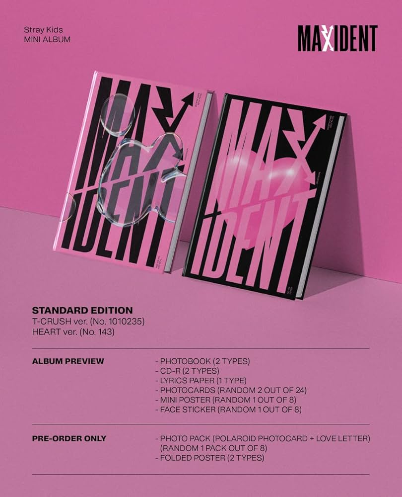 Amazon.com: Dreamus Stray Kids - MAXIDENT [Standard Edition] Album