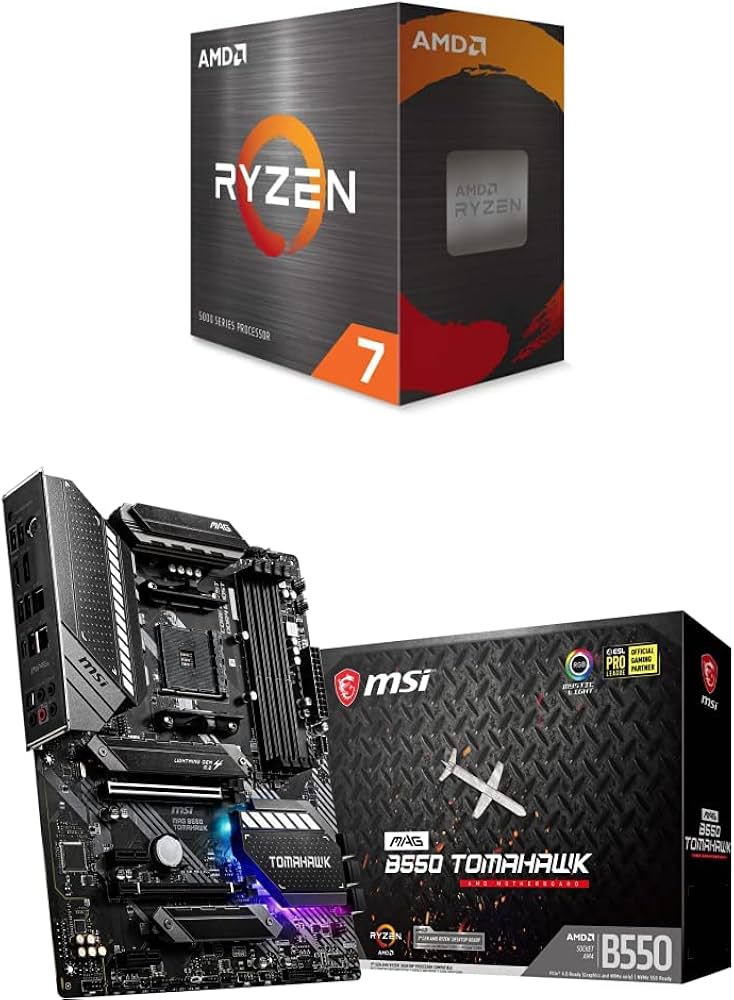Amazon.com: MSI MAG B550 Tomahawk Gaming Motherboard + AMD Ryzen 7
