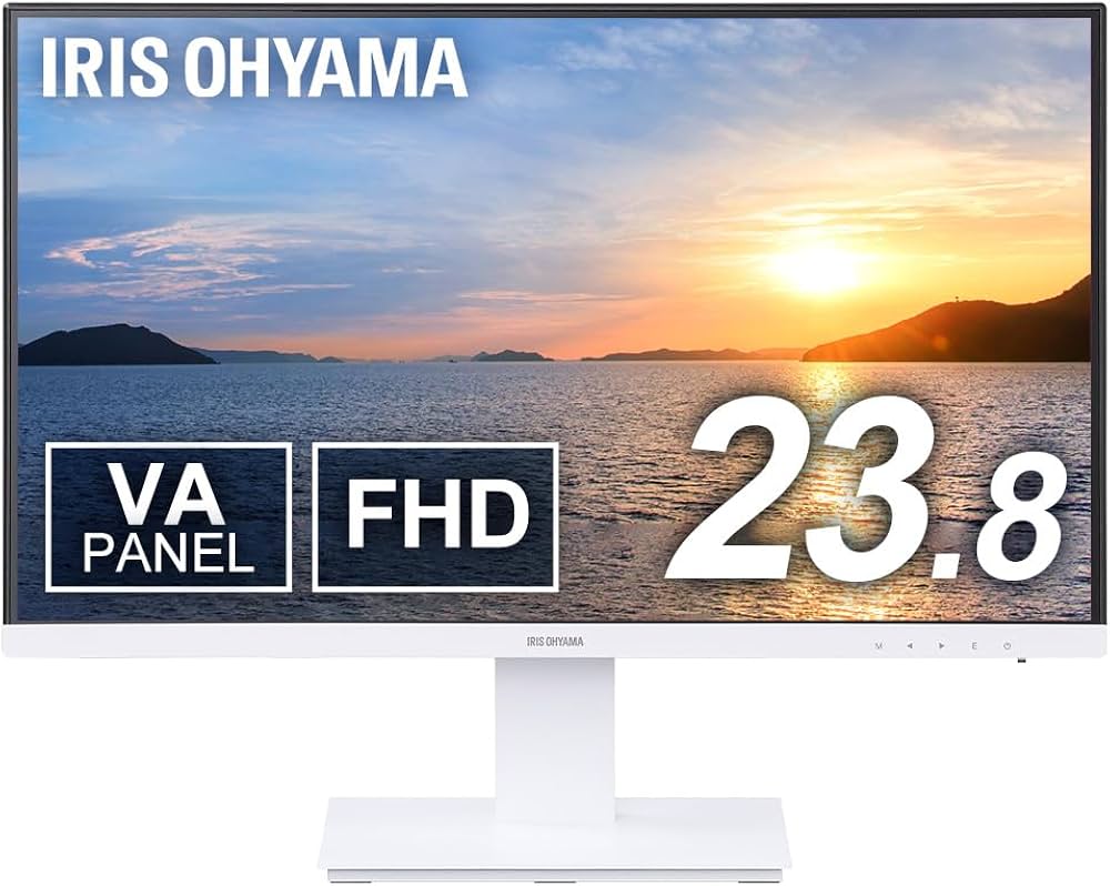 Amazon.co.jp: アイリスオーヤマ モニター 24インチ VAパネル