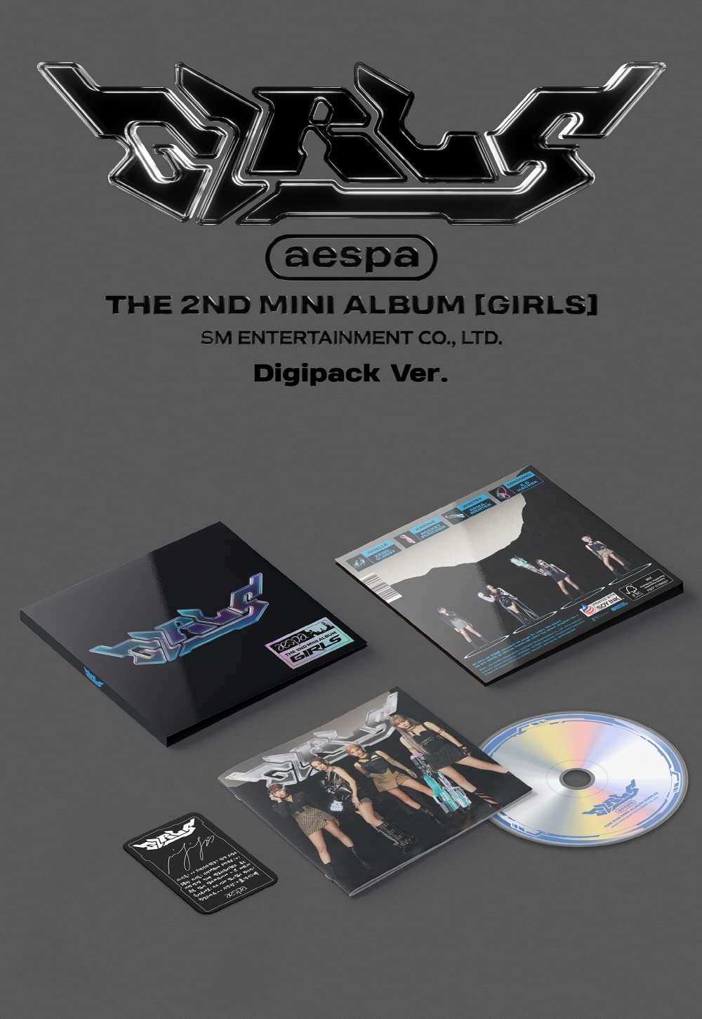 Amazon.com: aespa - 2nd Mini Album Girls DIGIPACK ver. CD