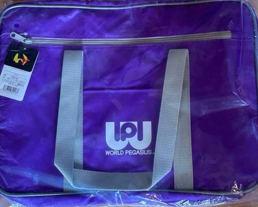 Amazon.co.jp: ワールドペガサス 旧ワッぺ スクールバッグ スクバ 紫