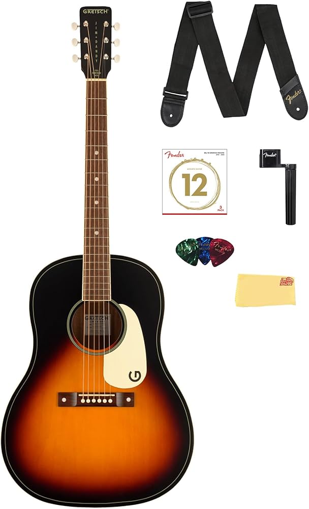 Amazon.com: Gretsch Jim Dandy Dreadnought Acoustic Guitar - Rex