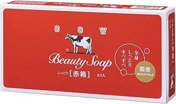 Amazon | カウブランド 赤箱 3個 | 牛乳石鹸 | 固形せっけん 通販