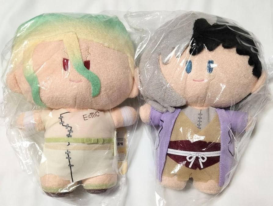 Amazon.co.jp: Dr.STONE よりぬい あさぎりゲン 石神千空 2体セット 2