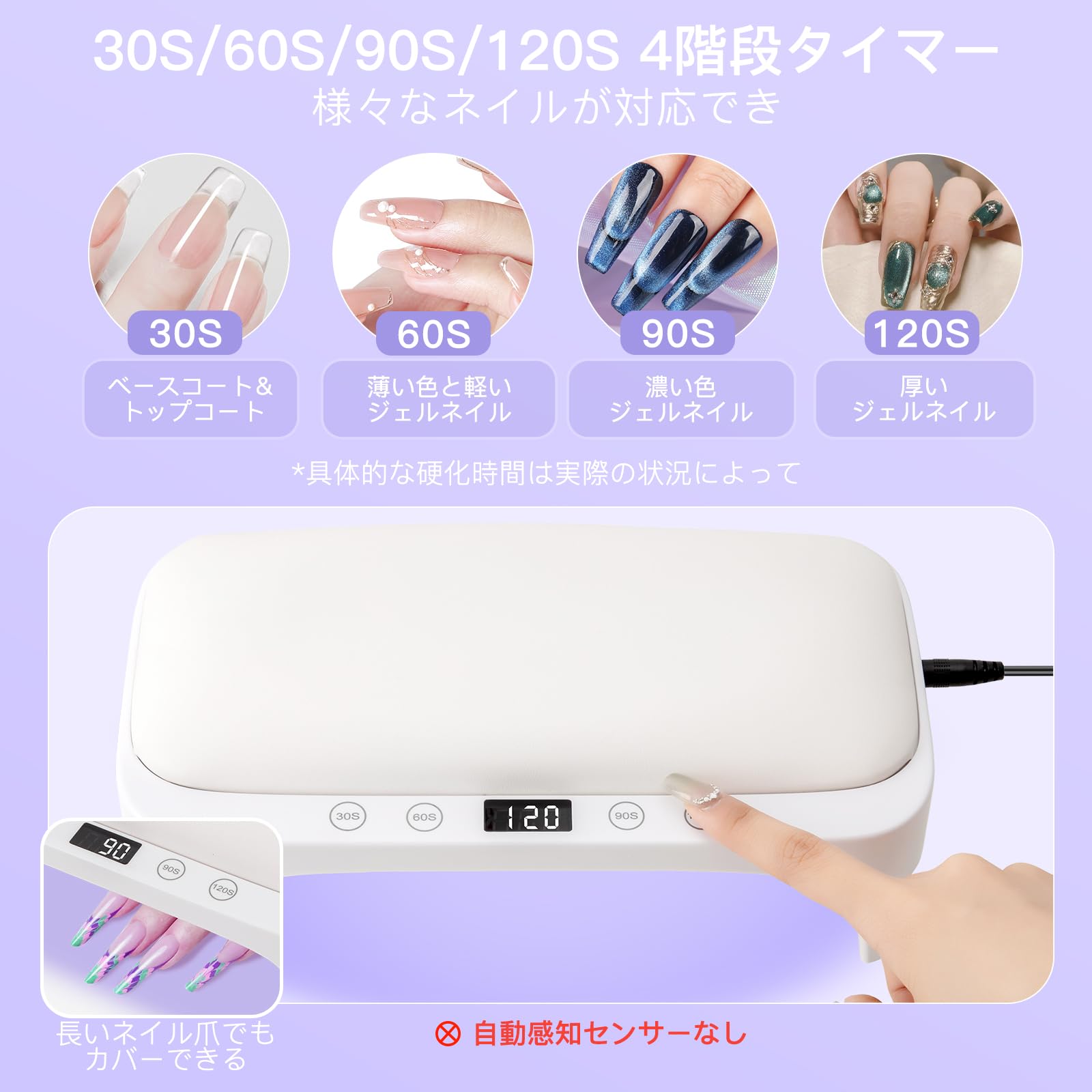 Amazon.co.jp: UV LED ネイルライト ネイルランプ 手枕 : Madenia 専門