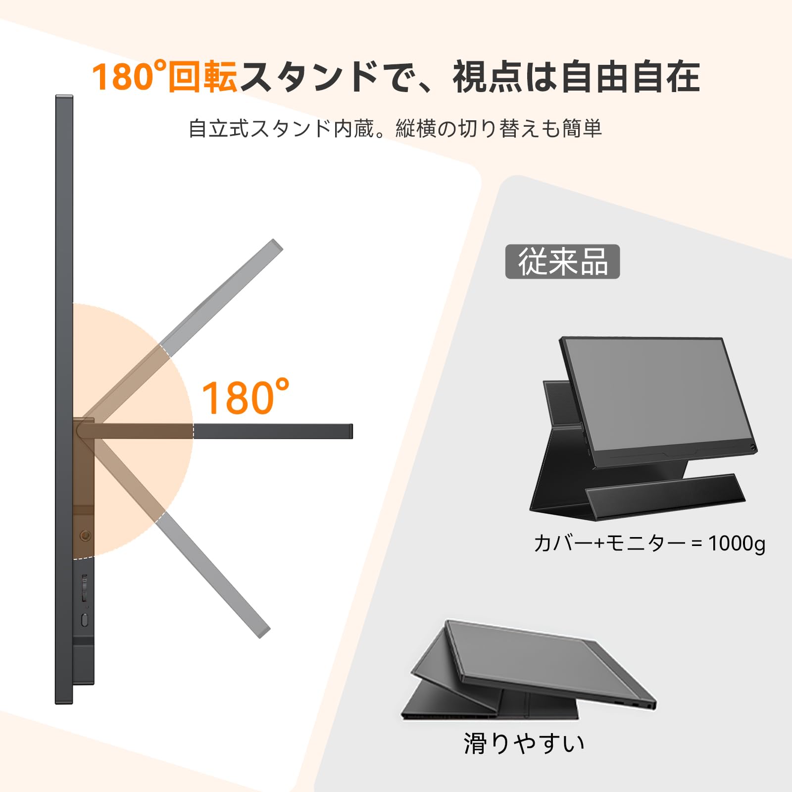 Amazon.co.jp: EVICIV モバイルモニター 17.3インチ FHD 350Nit 高輝度