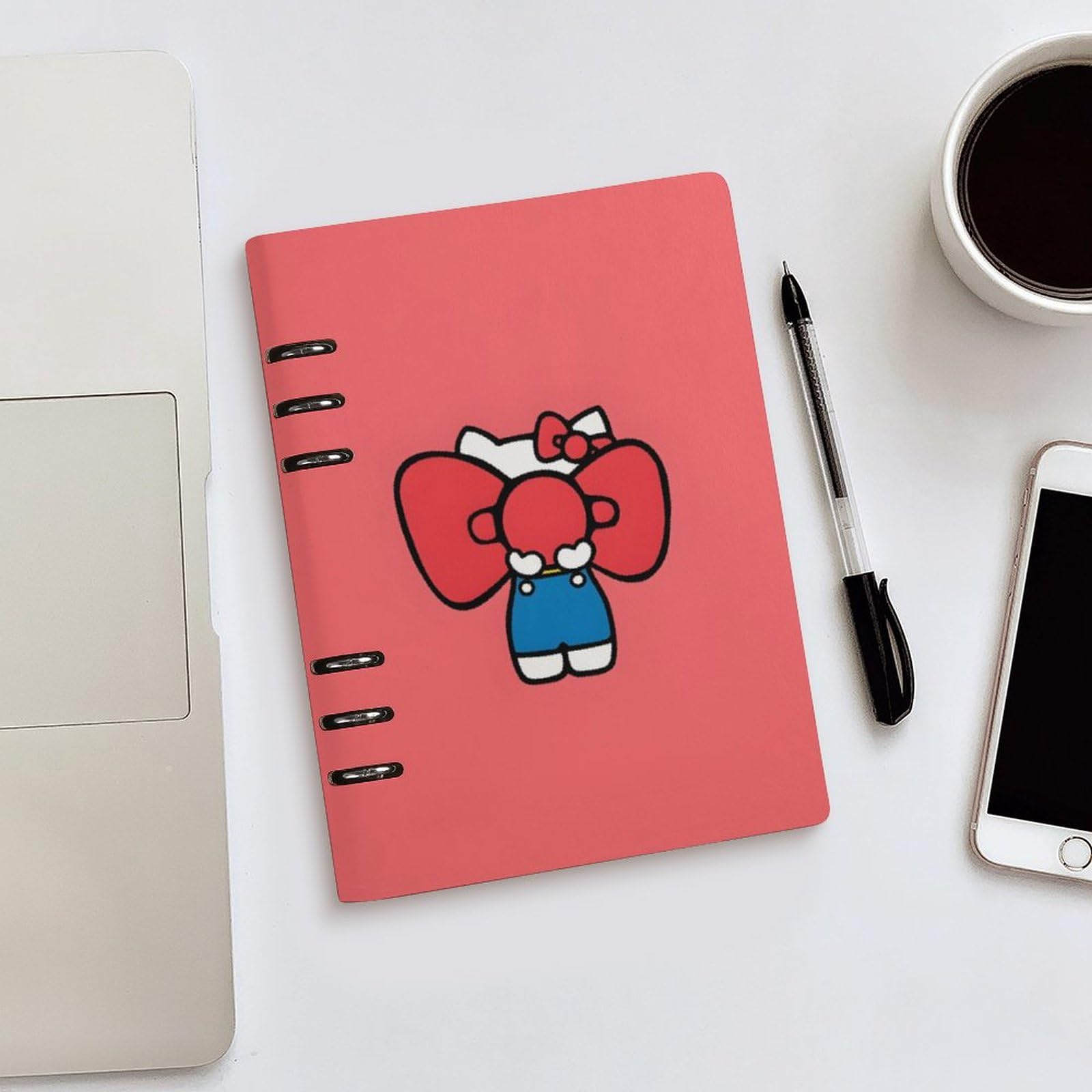 Amazon.co.jp: ハローキティ システム手帳 PU ノートメモ帳 バインダー