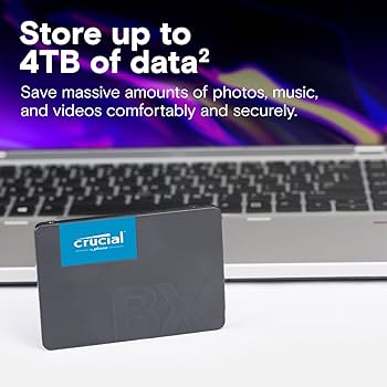 Crucial BX500 1TB SSD Disk CT1000BX500SSD1 : Amazon.com.tr: Bilgisayar
