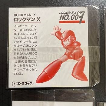 Amazon.co.jp: ロックマンXラーメンおまけカード5枚セット : 文房具