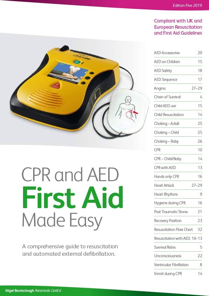 CPR and AED First Aid Made Easy: A Comprehensive Guide to