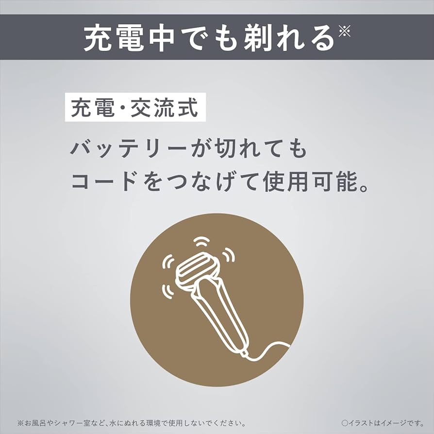 Amazon | パナソニック メンズシェーバー ラムダッシュ 3枚刃 シルバー