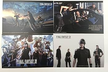 Amazon.co.jp: FFXV スクエニカフェ プレミアムポストカードセット