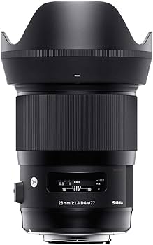 Amazon.com : Sigma 28mm F1.4 DG HSM Lens for Sony E : Electronics