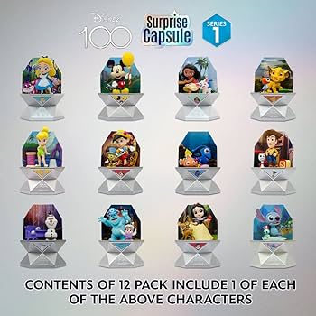 Amazon.co.jp: YuMe 公式ディズニー100サプライズミステリーカプセル