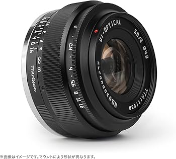Amazon.co.jp: TTArtisan 50mm F2 Xマウント MF 単焦点レンズ フル