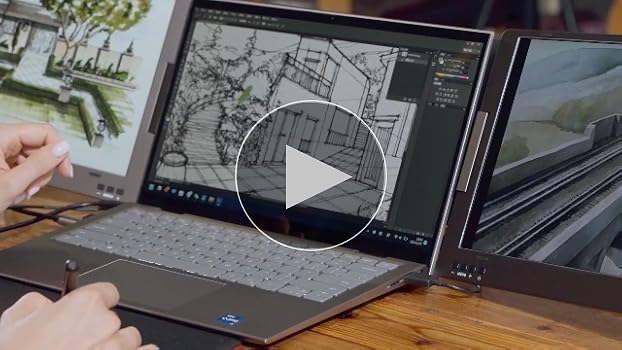 Amazon.co.jp: ROADOM 14インチ トリプルポータブルモニター 11.6