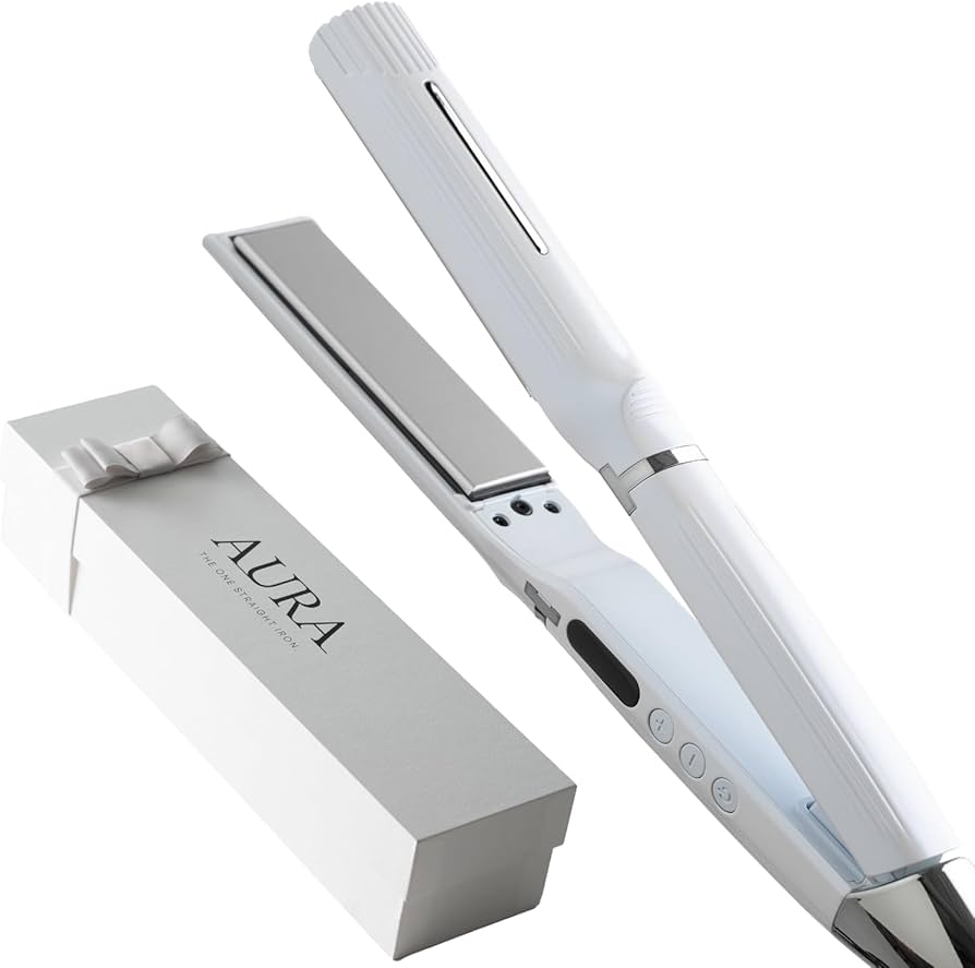 Amazon | AURA ストレート ヘアアイロン プロ仕様 24mm カシミヤ