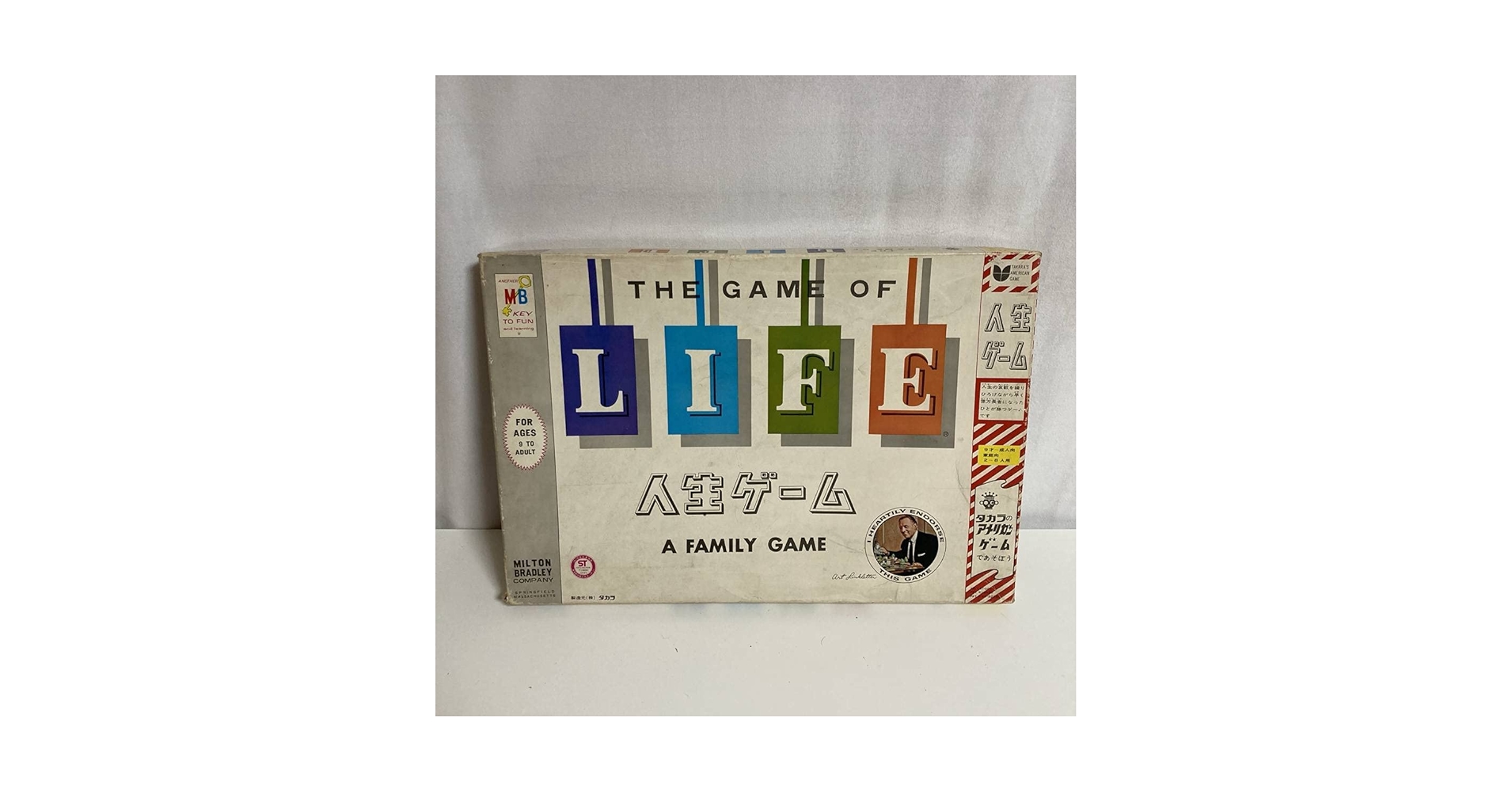 初代、希少】タカラ ニュー人生ゲームアメリカンゲーム ○新品に近い